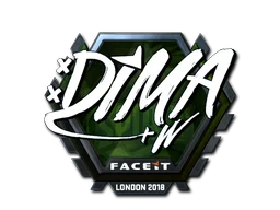 Dima Foil London 2018 CSGO Sticker Price CS GO Captain