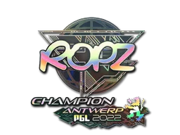 Ropz Holo Champion Antwerp 2022 CSGO Sticker Price CS GO Captain