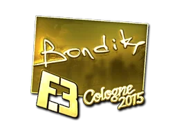Sticker | bondik (Gold) | Cologne 2015