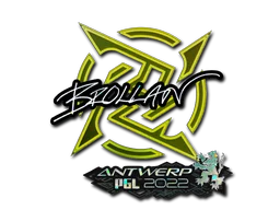 Sticker | Brollan (Glitter) | Antwerp 2022
