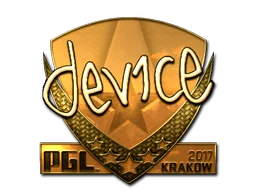 Sticker | device (Gold) | Krakow 2017