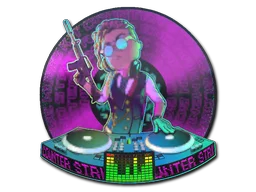 Sticker | DJ Safecracker (Lenticular)