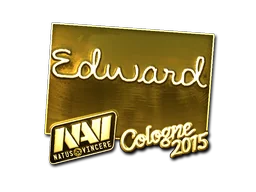 Sticker | Edward (Gold) | Cologne 2015