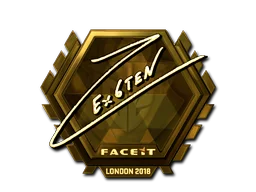 Sticker | Ex6TenZ (Gold) | London 2018