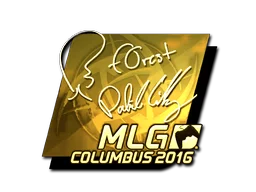 Sticker | f0rest (Gold) | MLG Columbus 2016