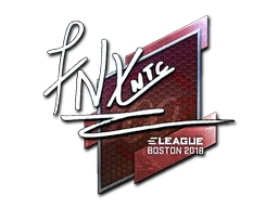 Sticker | fnx (Foil) | Boston 2018