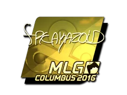 Sticker | freakazoid (Gold) | MLG Columbus 2016