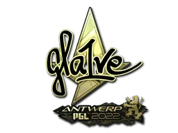 Sticker | gla1ve (Gold) | Antwerp 2022