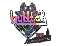 Sticker | huNter- (Holo) | Stockholm 2021