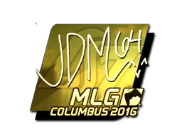 Sticker | jdm64 (Gold) | MLG Columbus 2016
