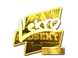Sticker | Lekr0 (Gold) | Atlanta 2017
