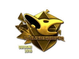 Sticker | mousesports (Gold) | Cologne 2016