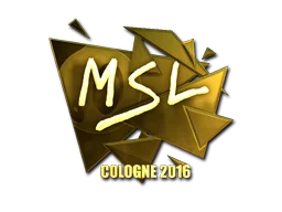 Sticker | MSL (Gold) | Cologne 2016