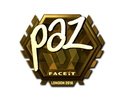 Sticker | paz (Gold) | London 2018