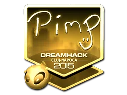 Sticker | Pimp (Gold) | Cluj-Napoca 2015