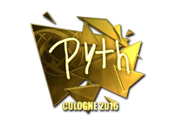 Sticker | pyth (Gold) | Cologne 2016