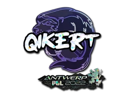 Sticker | qikert (Glitter) | Antwerp 2022