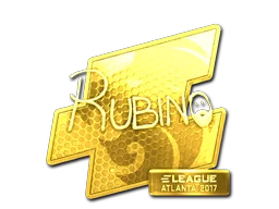 Sticker | RUBINO (Gold) | Atlanta 2017