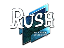 Sticker | RUSH (Foil) | Boston 2018