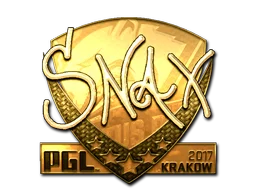 Sticker | Snax (Gold) | Krakow 2017