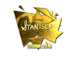 Sticker | stanislaw (Gold) | Cologne 2016