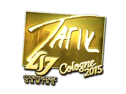 Sticker | tarik (Gold) | Cologne 2015